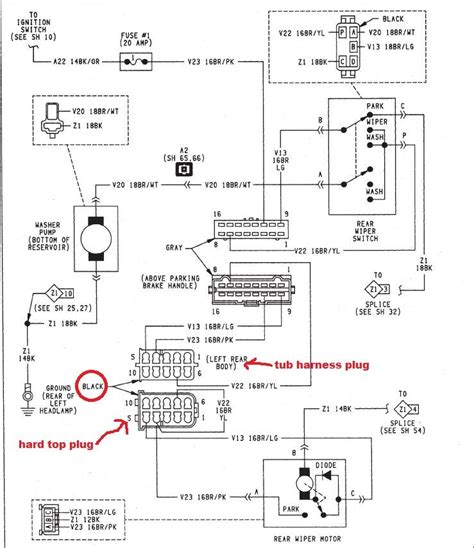 1990 yj heater wiring diagram 